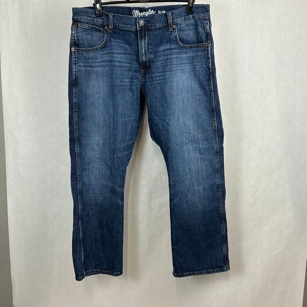 Wrangler Retro Slim Boot Cut Denim Jeans Size 36x30